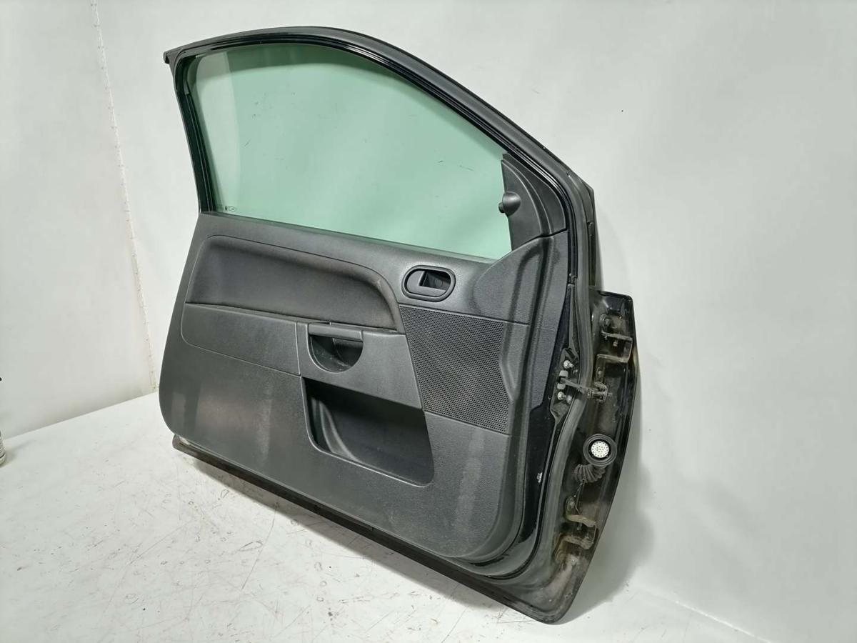 Ford Fiesta JD3 original T&uuml;r links 3-T&uuml;rer Panther Schwarz Metallic Rohbau BJ08